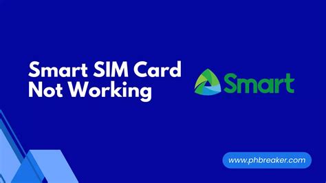 smart sim card no signal